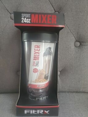 New Sport 24oz Mixer Bottle - Black/Clear